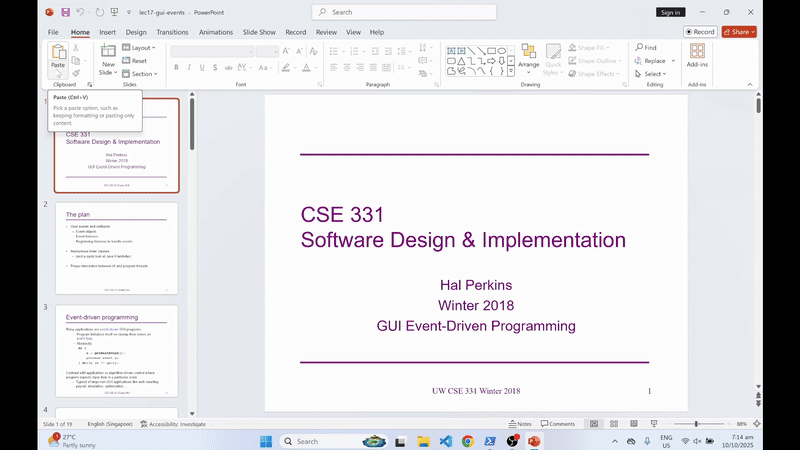 PowerPoint background editing demo